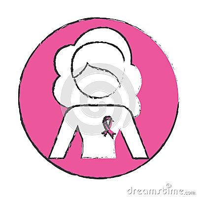 symbol woman feminist defense image Cartoon Illustration