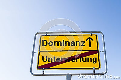 Sign dominance submission german 