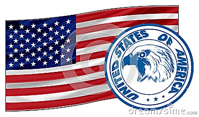 Symbols of America Stock Photo