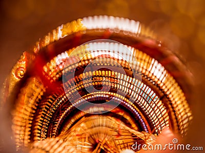 Symbols of Buddhism. South-Eastern Asia. Details of buddhist temple in Thailand. Stock Photo