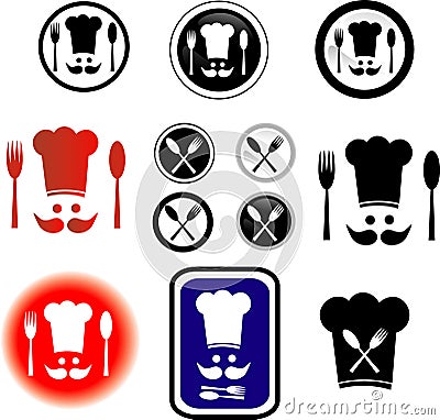 Symbols cook Vector Illustration