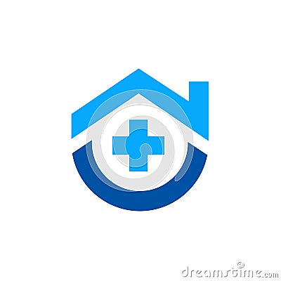 Symbols for medical, hospitals, or healthy homes Vector Illustration