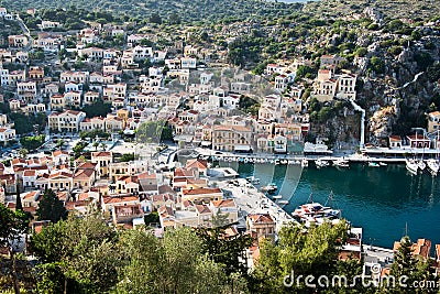 Symi, Dodecanese island, Greece Stock Photo