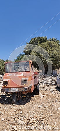 Symi Greece vintage old Editorial Stock Photo