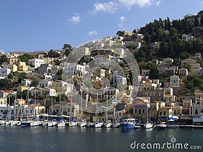 Symi island view, Greece Stock Photo