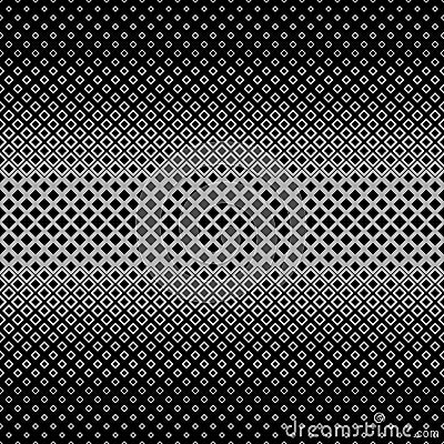 Symmetrical abstract halftone square pattern background - vector graphic from squares in varying sizes Vector Illustration