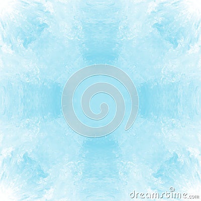 Symmetrical colorful watercolor background with texture Stock Photo