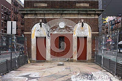 Binary Public Restroom Stock Photo