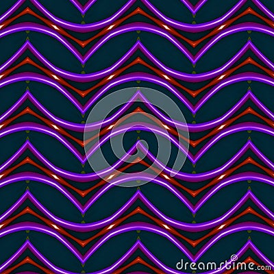 Symmetrical repeating colorful patterns. Stock Photo