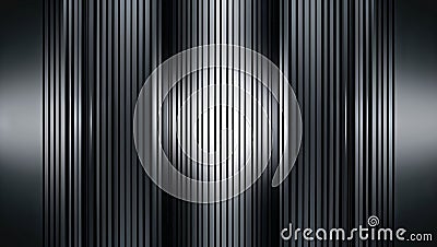 Symmetrical vertical stripe pattern creating futuristic depth Stock Photo