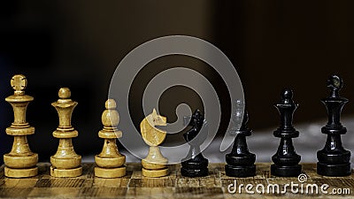 symmetry chess Stock Photo