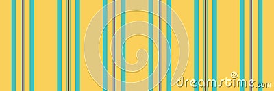 Symmetry seamless pattern texture, contrast lines vector textile. Advertisement background stripe fabric vertical in amber and Vector Illustration