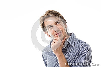 Sympathetic thoughtful man Stock Photo