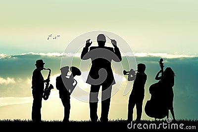 Symphony orchestra Stock Photo