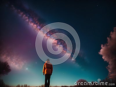 A Symphony of Stars: Captivating Starry Sky Images for Your Home Stock Photo