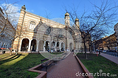 Synagogue in Budapest Editorial Stock Photo