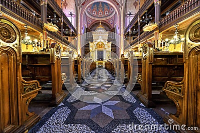 Synagogue in Budapest Editorial Stock Photo