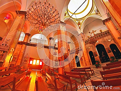 Synagogue Church in Nazareth Editorial Stock Photo