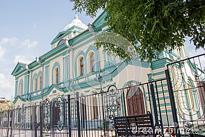 Synagogue. House of the Jewish community in Irkutsk. 1870s. Architect Kudelsky. Editorial Stock Photo