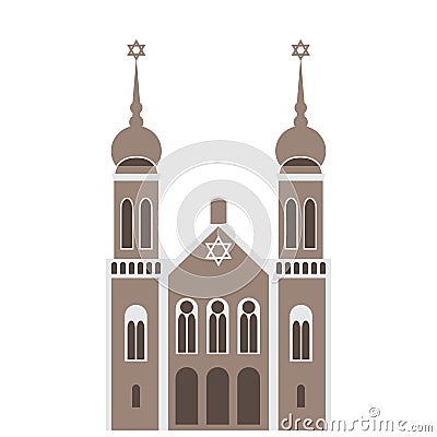 Synagogue Vector Illustration