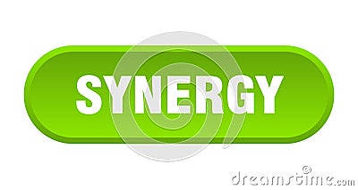 synergy button Vector Illustration