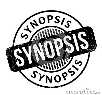 Synopsis rubber stamp Vector Illustration