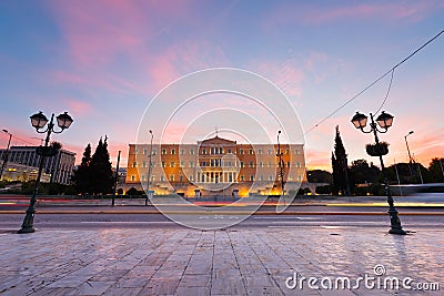 Syntagma square, Athens. Stock Photo