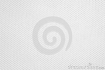 Synthetic fabric texture. Background of white textile Stock Photo