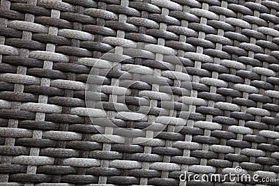 Synthetic rattan texture weaving background Stock Photo