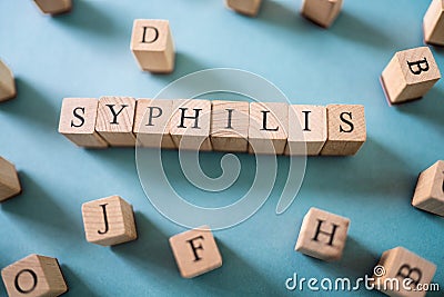 Syphilis Health Disease And Care Stock Photo