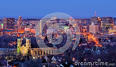 Syracuse Skyline Editorial Stock Photo