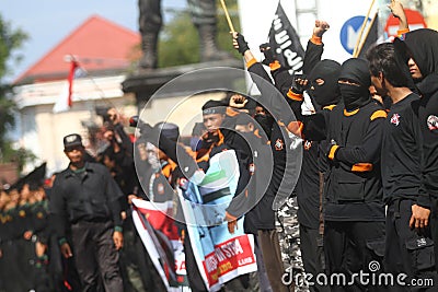 Syria demonstration Editorial Stock Photo