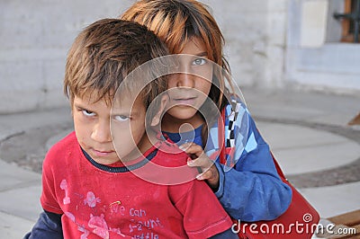 Syrian children Editorial Stock Photo