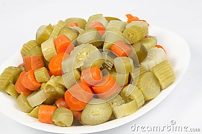Syrian mixed pickle Stock Photo