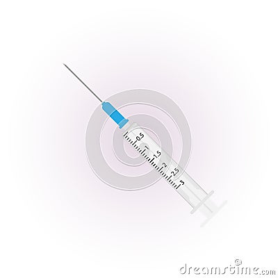 Syringe Icon Vector Illustration