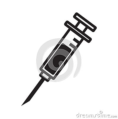 Syringe icon vector Vector Illustration