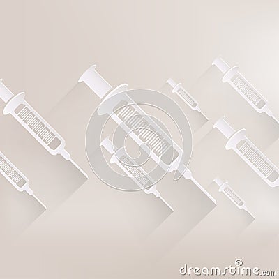 Syringe web icon Vector Illustration