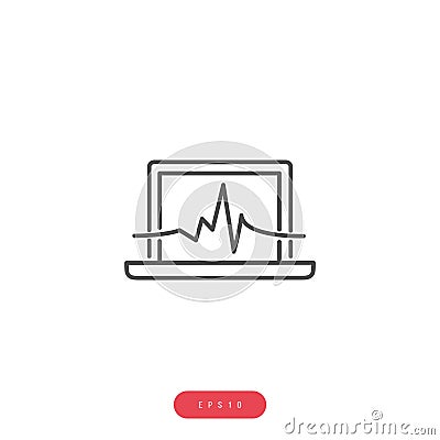 System Dynamics Vector Icon Business Management Related Vector Line Icon. Editable Stroke. 1000x1000 Pixel Perfect Stock Photo