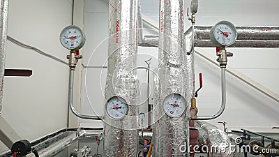 Pipe system . Editorial Stock Photo