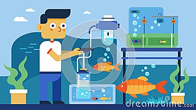 The systems advanced water testing capabilities can identify and address potential issues before they become a problem Vector Illustration