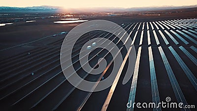 Systèmes photovoltaïques de panneaux solaires - vue aérienne Tir aérien des panneaux solaires - centrale solaire antenne du mouve clips vidéos Systèmes photovoltaïques de panneaux solaires - vue aérienne Tir aérien des panneaux solaires - centrale solaire antenne du mouve clips vidéos