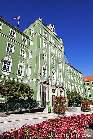 Szczecin City Hall Stock Photo