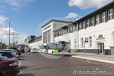 Szczecin Main Railway Station Poland Editorial Stock Photo