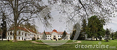 Szechenyi palace in Nagycenk Stock Photo