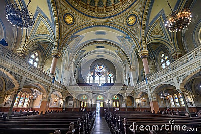 Szeged synagogue in Szeged, Hungary Stock Photo