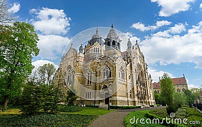 Szeged synagogue in Szeged, Hungary Stock Photo