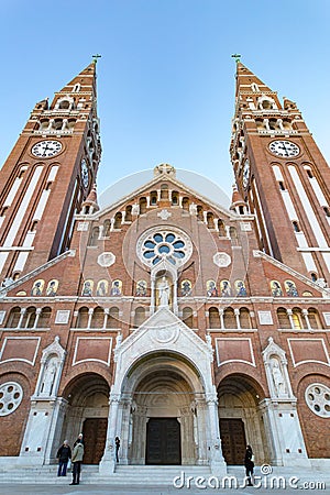 Szeged Votive Church, symbol of the city Editorial Stock Photo