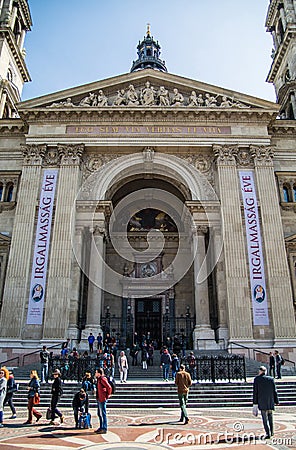 Szent Istvan basilica Editorial Stock Photo