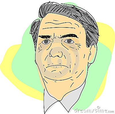 SÃ£o Paulo, SÃ£o Paulo, Brazil - 09.16.21 - Jair Messias Bolsonaro. Brazilian President. Vector Illustration