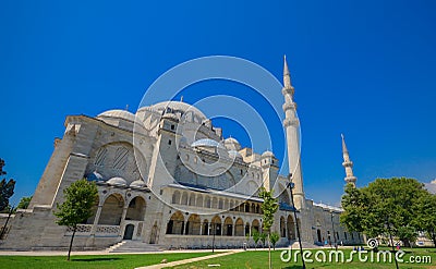 The SÃ¼leymaniye Mosque in Istanbul. Stock Photo